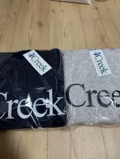 Creek Lサイズ パーカー 2点セット ネイビー グレー