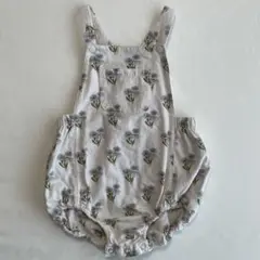 【Little Cotton Clothes】 花柄ロンパース 2-3Y