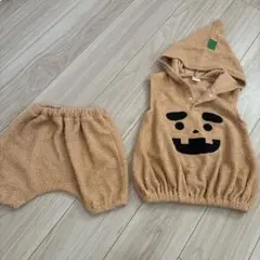 値下げしました！かぼちゃセットアップ　80cm美品