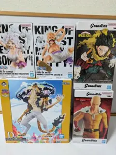 ワンピース 一番くじ フィギュア ルッチ ニカ 僕のヒーローアカデミア サイタマ