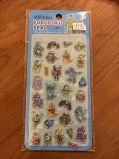 【即日発送ok】国内正規品　ぷくぷくシール　モンスターズインク