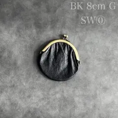 本革レザー ハンドメイド がま口コインケース