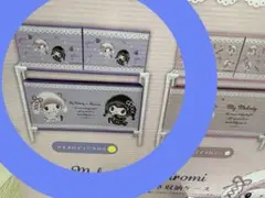 (即日発送)月夜のメロクロ 3ボックス付き収納ケース マイメロディ♡クロミ