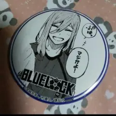 プリカフェ 糸師冴 缶バッジ バースデー プリンセスカフェ ブルー