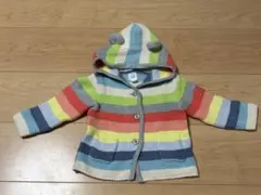 baby GAP ベビーギャップ　ニットカーディガン フード付き 6〜12ヶ月