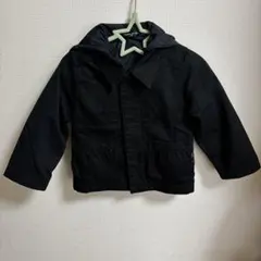 コムサイズム 黒フード付きジャケット