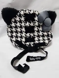 最終値下げです♪サンリオ　HELLO KITTY　千鳥柄　帽子