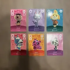 どうぶつの森　amiiboカード　6枚セット