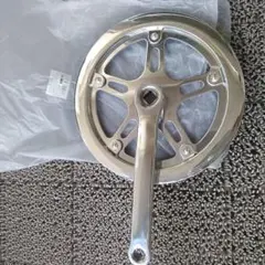 自転車用 右クランク　44T　165mm シルバーのサムネイル