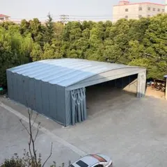 번역 텐트 창고 차고 창고 임시 정면 폭 5.5 미터 깊이 10 미터 유효 높이 4 미터