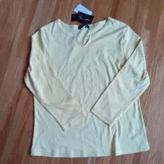 新品 未使用 タグつき associer 7分袖カットソー イエロー タキヒョー