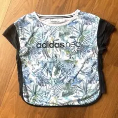 adidas アディダス　ボタニカル柄トレーニングウェア　ジムウェア　Mサイズのサムネイル