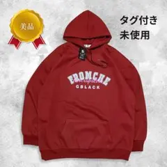 【美品】パーカー クリスマス オーバーサイズ フーディー 赤 ストリート