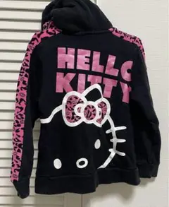 BABYDOLL HelloKitty ピンクヒョウ柄　パーカー