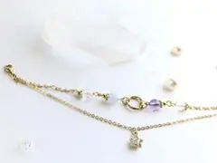 天然石チェーンブレス　なりたい未来をサポート