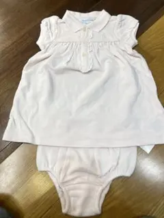 新品未使用ラルフローレン　フリルポロワンピース＆パンツセット　6Ｍホース刺繍あり