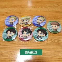 進撃の巨人 缶バッジ 7個セット セリア