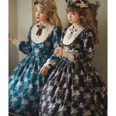 Miss Point アンティークフラワーウォールワンピース クラロリ ロリータ