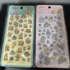 早い者勝ち❣️正規品❣️くまのプーさん＆ディズニープリンセス ぷくぷくシールセット