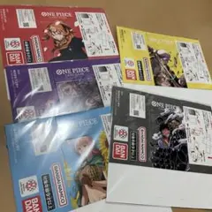 【非売品】ワンピースカード紙製カードケース　５点セット　vol.2