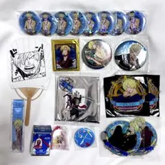 ONE PIECE サンジ　缶バッジ　ホログラム　サンレス コースター　USJ ONE PIECE サンジ 缶バッジ ホログラム サンレス コースター USJ