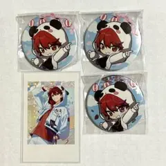 crazyraccoon CR Rion 缶バッジ チェキ 3点セット - メルカリ