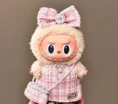 17cm ぬいぐるみ服 着せ替え　ワンピース3点セット　LABUBU ラブブ