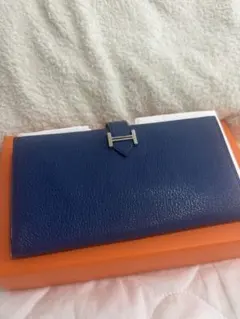 【超美品】正規店購入 HERMES ベアン 長財布のサムネイル