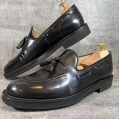 美品 HARUTA ハルタ　黒 25.5cm タッセルローファー 軽量 本革