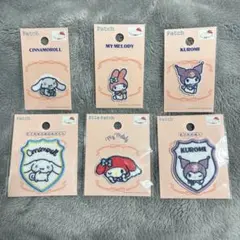 サンリオ ワッペン シールワッペン パイルワッペン エンブレムワッペン 6枚