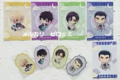 名探偵コナン　降谷・萩原・松田・伊達トレーディングミニクリアファイル&ステッカー