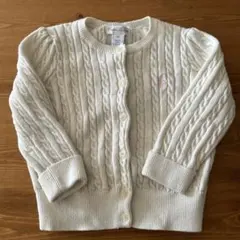 Ralph Lauren アイボリー カーディガン 12M