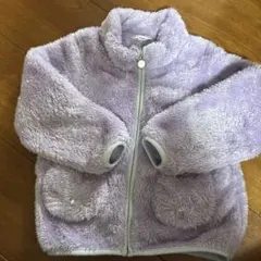 any FAM フリースジャケット 100cm ラベンダー