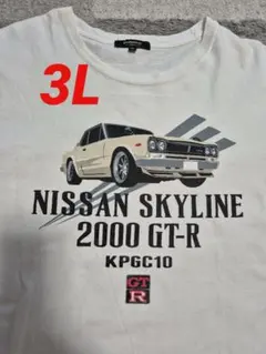 【値下】スカイライン 2000 GT-R Tシャツ ダブルフォーカス 3Lのサムネイル
