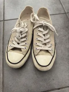 ALL STAR ベージュ ローカット スニーカー