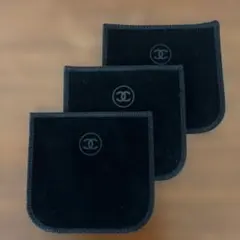 【新品未使用】CHANEL シャネル ベロア調ケース　袋 3枚セットのサムネイル