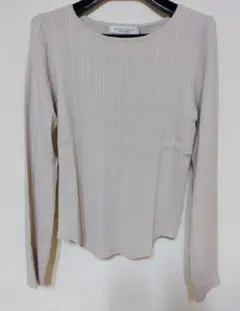 ＊BEAUTE DE OPAQUE＊抗菌防臭 リブ プルオーバーのサムネイル