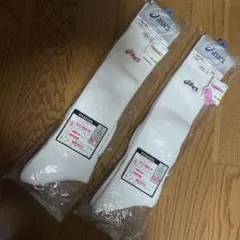 asics XWS560 ハイソックス 26cm ホワイトレッド