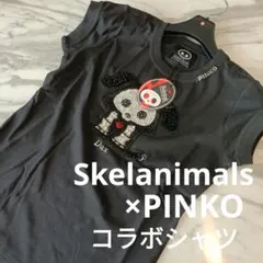 h148　希少 PINKO スケラニマルズ 半袖Tシャツ Sのサムネイル