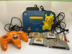 Nintendo 64 ピカチュウエディション セット Nintendo 64 ピカチュウエディション 本体 カセットセット - メルカリ