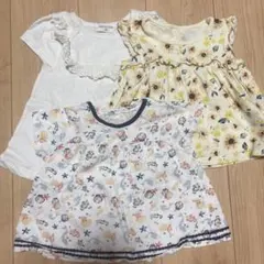 Biquette Clubほか半袖カットソー 100cm 3枚セット おまとめのサムネイル