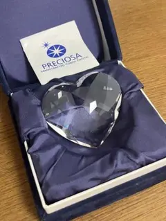 プレシオサ　クリスタル　ガラス　ハート