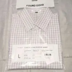 FOUND GOOD チェック ボタンダウンシャツ メンズ 新品未使用品
