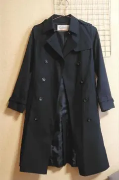 NATURAL BEAUTY BASIC ネイビー トレンチコート