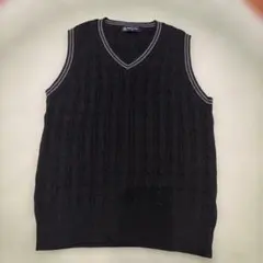 COMME CA ANGEL ニットベスト 140 ブラック