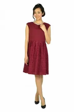 anySiS パーティードレス(ボルドー)