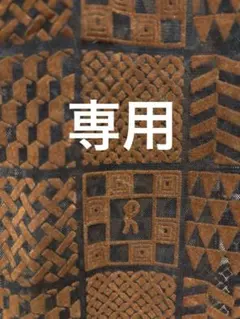 ROBERTADICAMERINOロベルタ ベロア調 ロングスカーフ ブラウンのサムネイル