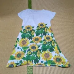 グラニフ　ひまわり（エリックカール)コラボ　ワンピース