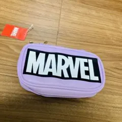 MARVEL ロゴ ポーチ 紫 SPAP1369