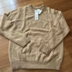 未使用　やわらかウールミックス　クルーネックセーター　Mサイズ